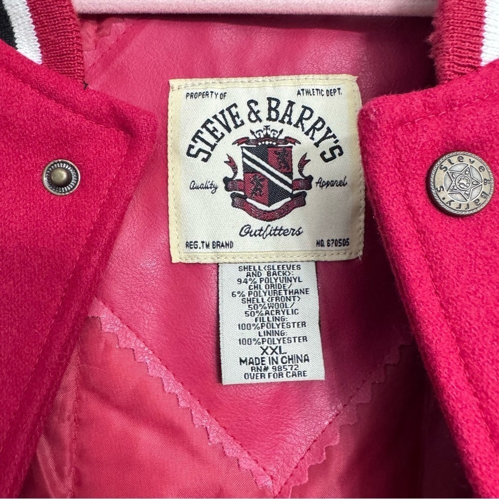 Vintage Indiana Hoosiers Varsity Jacket Steve & Barry’s Wool Men’s XXL - Picture 7 of 9